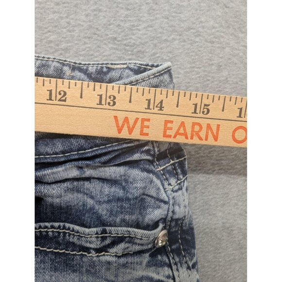 Stella in dreams Jeans Womens 9/29 Blue Bootcut Embroidered Western Bull Skull - Picture 4 of 16